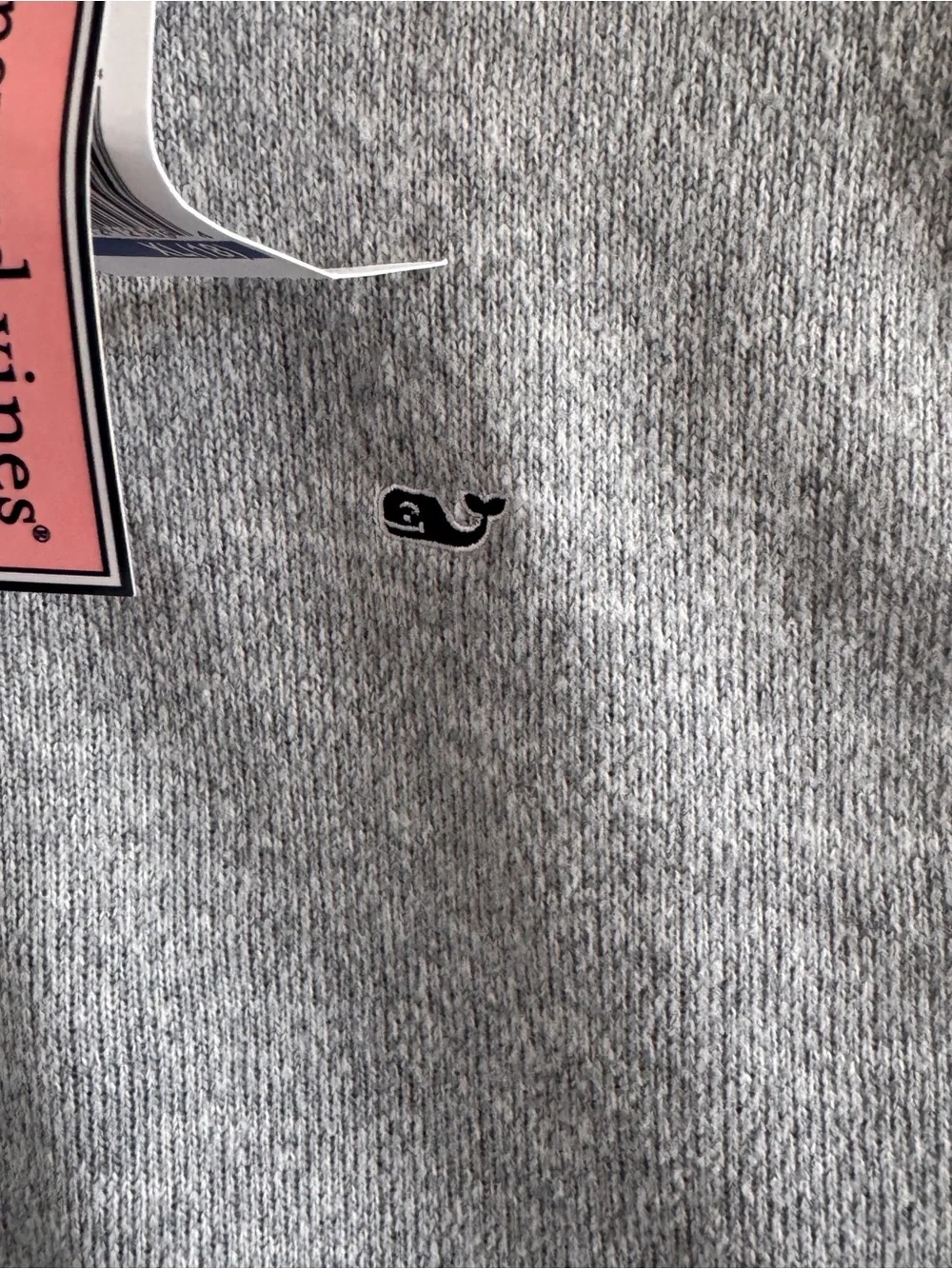 Vineyard Vines Youth XL Gray Sweater Fleece Vest Full Zip NWT